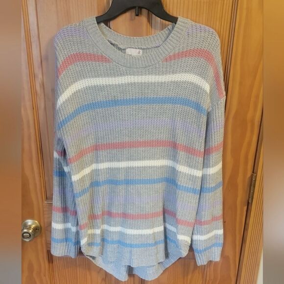 SO Juniors Striped Sweater Size XL - Picture 1 of 4